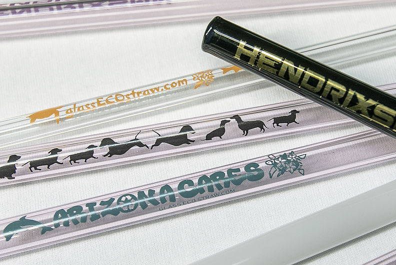 Glass straws